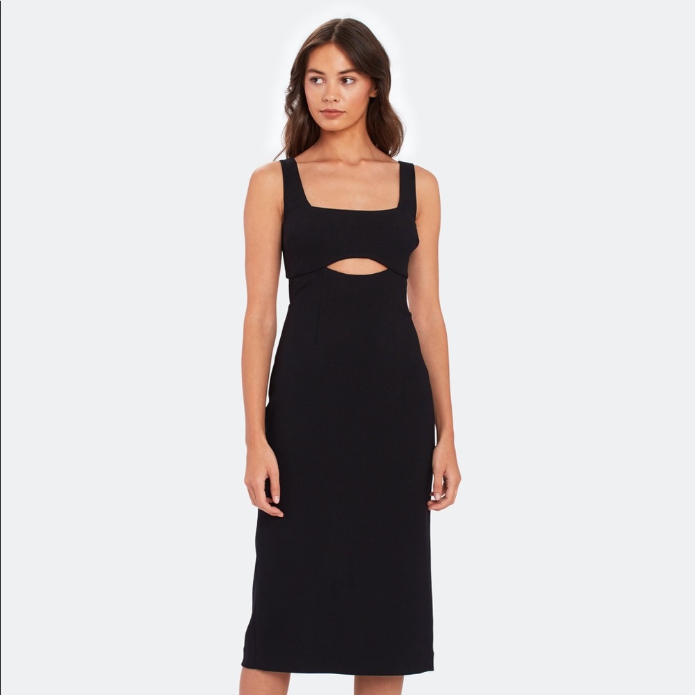 Finders Keepers Nadia Cutout Midi Dress